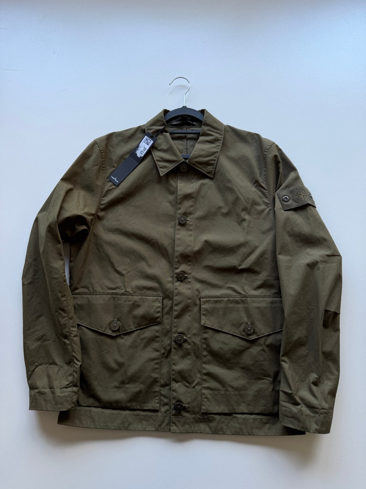 Stone Island O-Ventile Ghost Piece Jas - Nieuw met labels, Ophalen of Verzenden, Nieuw, Maat 46 (S) of kleiner, Groen