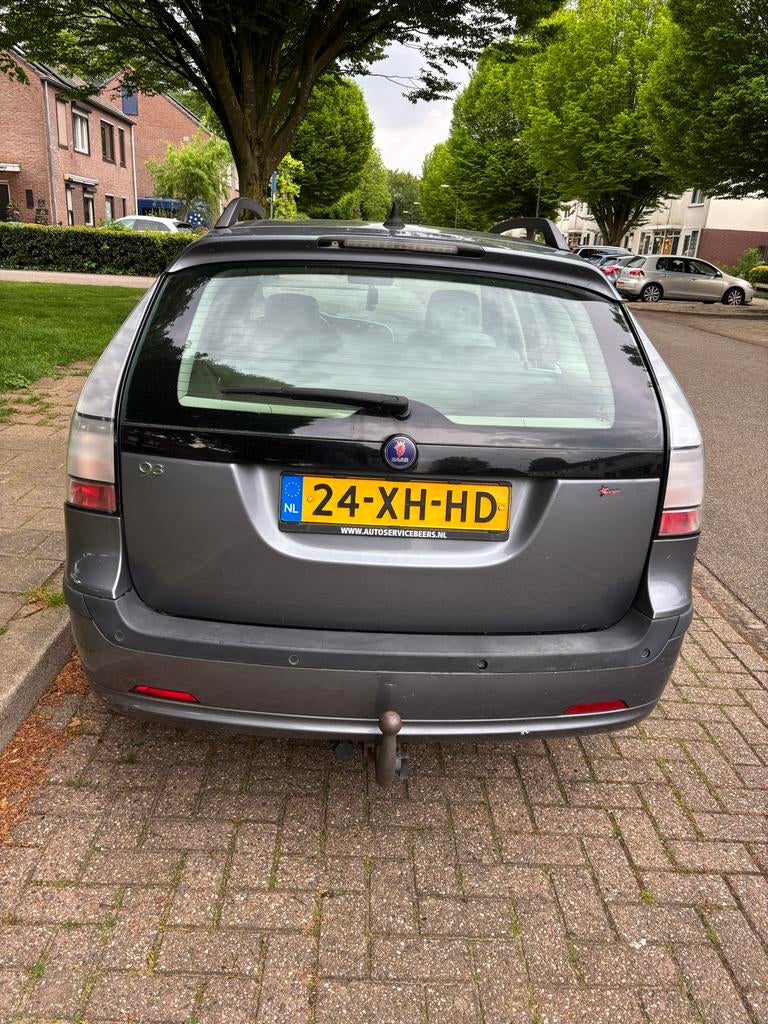 Saab 9-3 1.8 I Sport Estate 2007 Grijs, Auto's, Saab, Particulier, Saab 9-3, ABS, Airbags, Airconditioning, Boordcomputer, Centrale vergrendeling