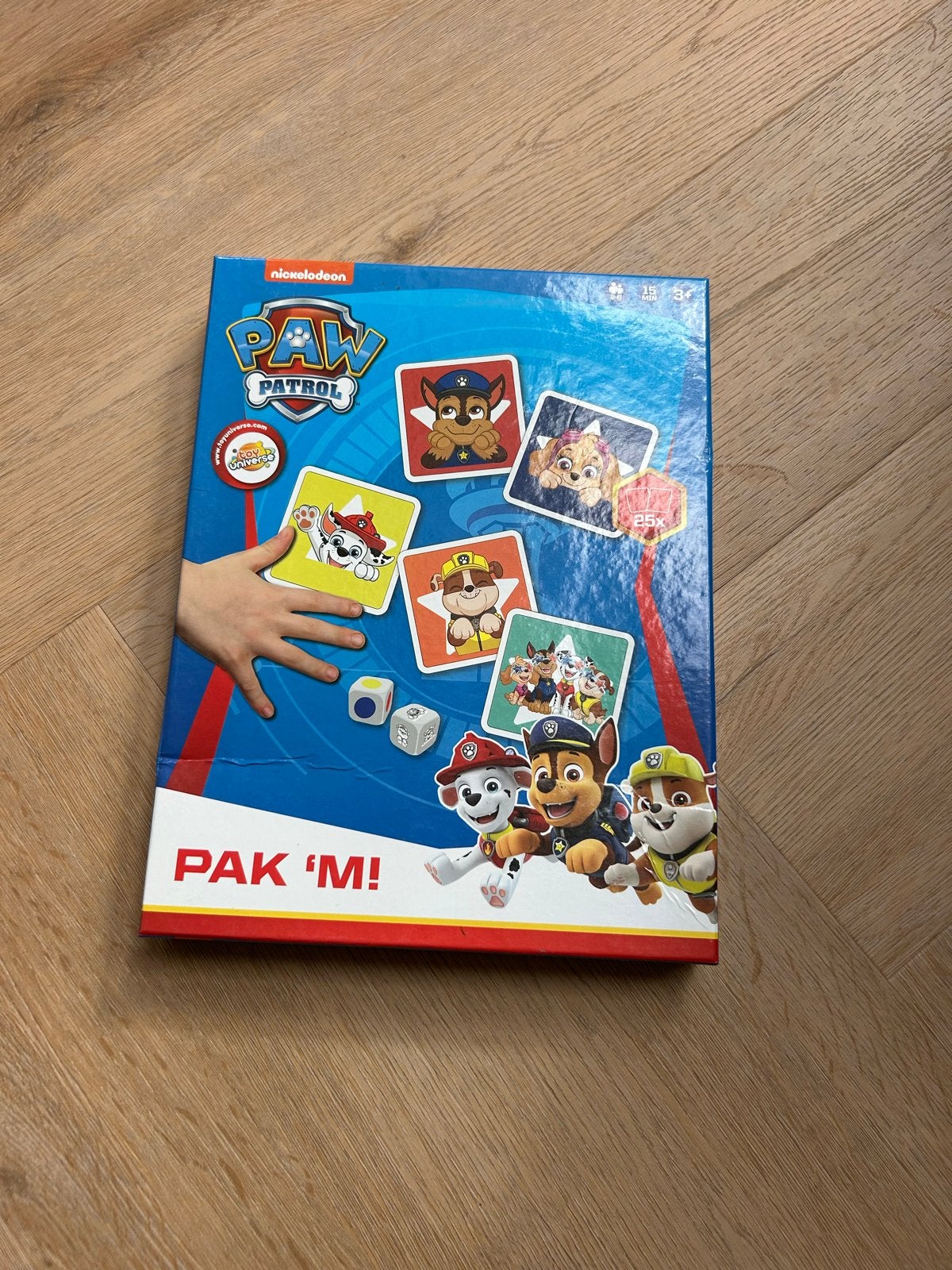 Paw Patrol 'Pak 'M!' Kaartspel - Zo goed als nieuw, Een of twee spelers, Ophalen of Verzenden, Zo goed als nieuw