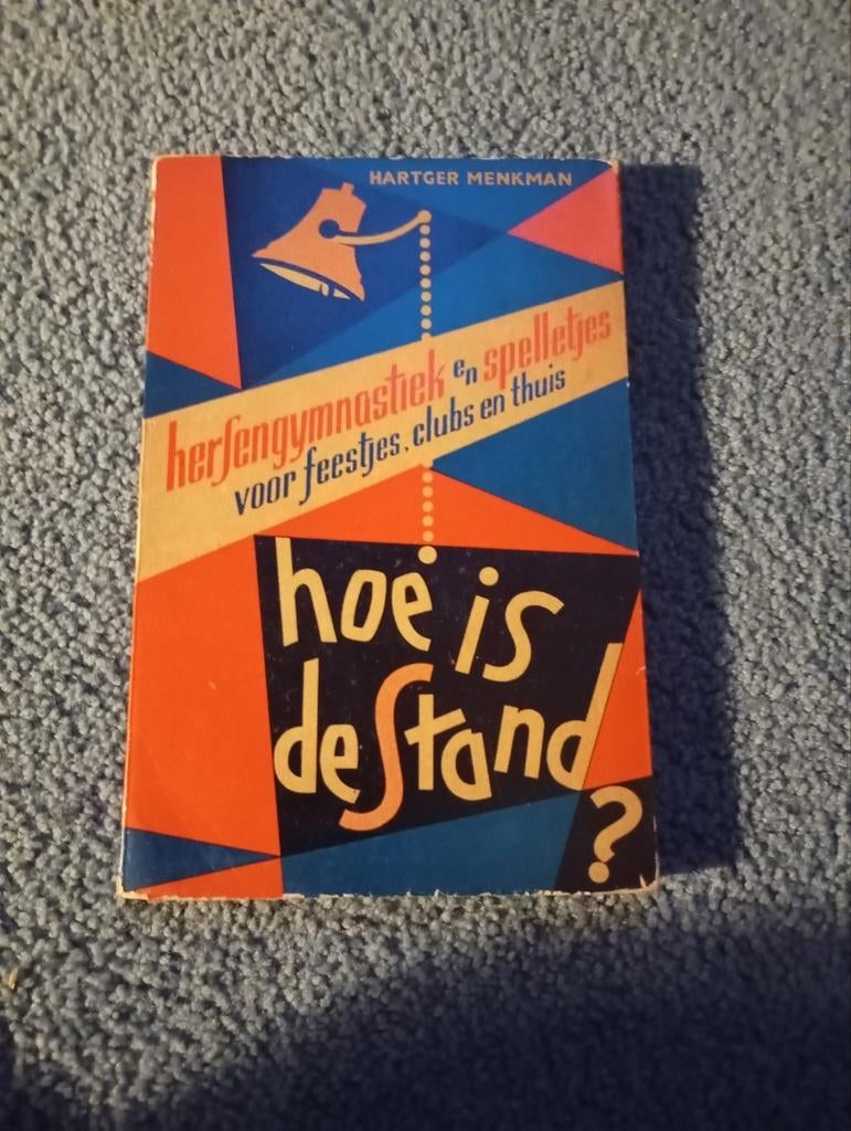 Vintage Hersengymnastiek Boekje Spelletjes, Ophalen of Verzenden, Overige typen