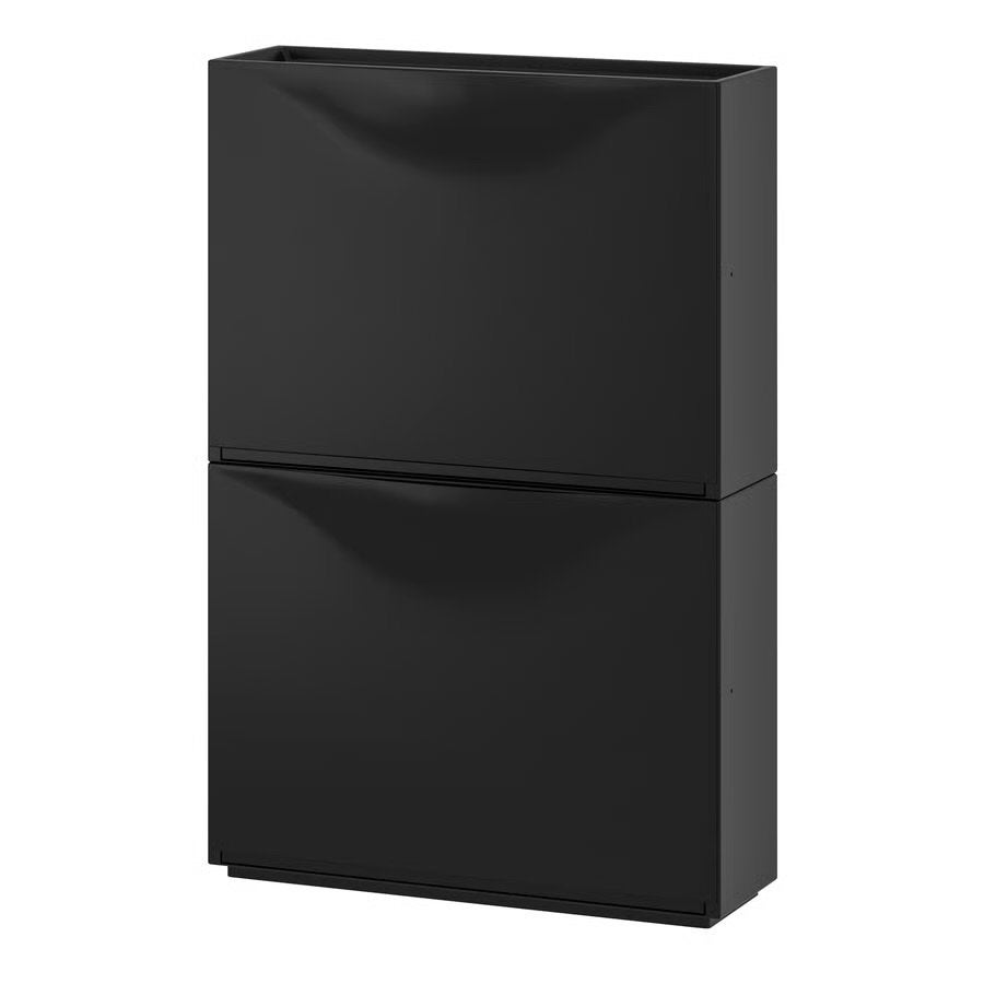 10x IKEA Trones schoenenkasten - Zwart, Ophalen, Gebruikt