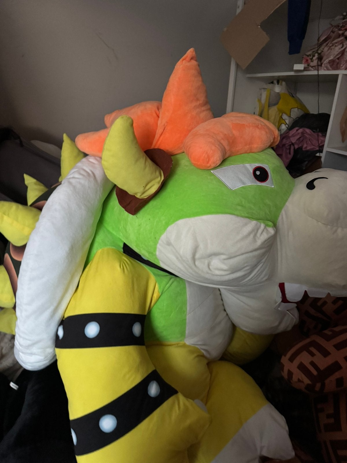 Kermis knuffel  bowser, Ophalen of Verzenden, Zo goed als nieuw