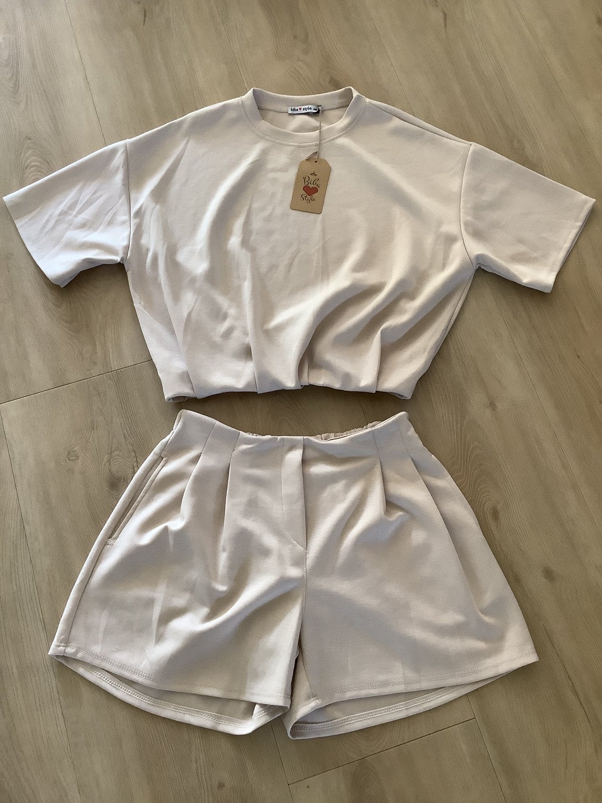 Biba Style co-ord set, Verzenden, Zo goed als nieuw, Beige, Kostuum of Pak