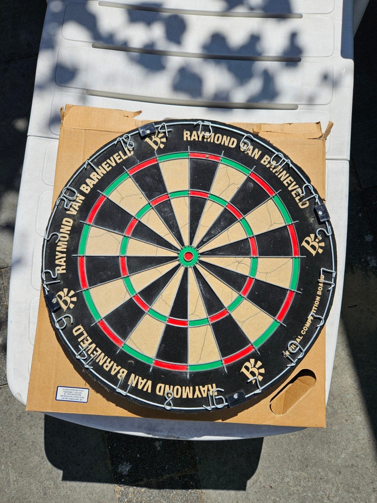 Raymond van Barneveld Bristle Dartbord, Ophalen, Nieuw, Dartbord