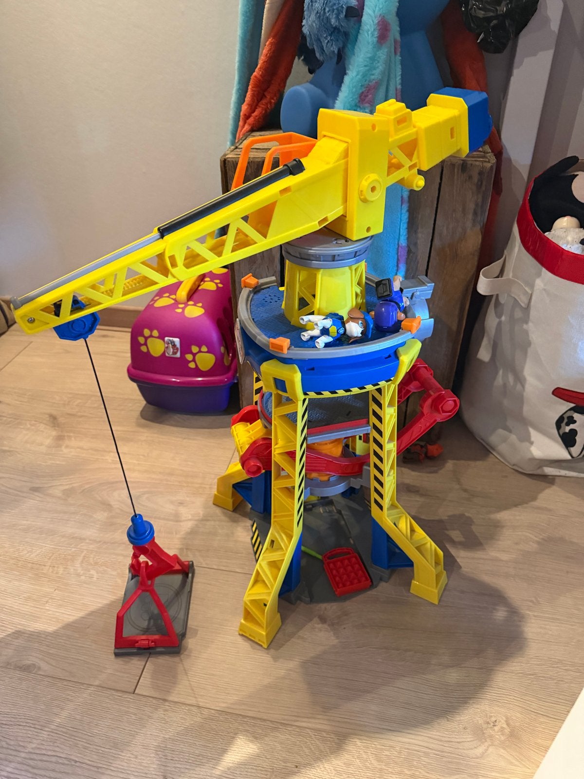 Paw Patrol Rubble's Constructie Hijskraan Speelset, Ophalen, Gebruikt