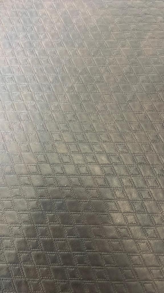 Donkerbruine deco stof met ruit, Hobby en Vrije tijd, 120 cm of meer, Ophalen of Verzenden, Katoen, Nieuw