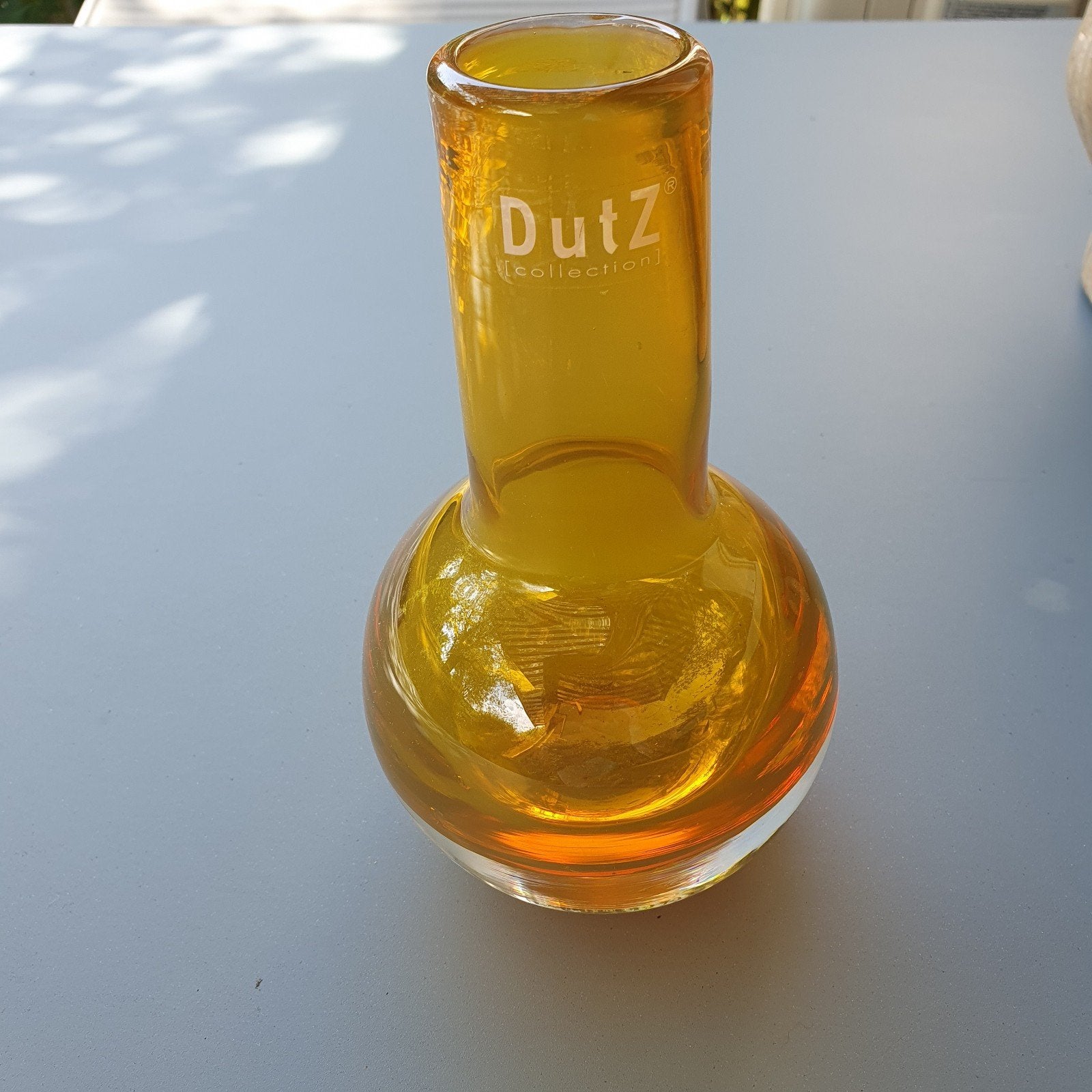 DutZ Collection Amber Glazen Vaas - Handgemaakt, Ophalen