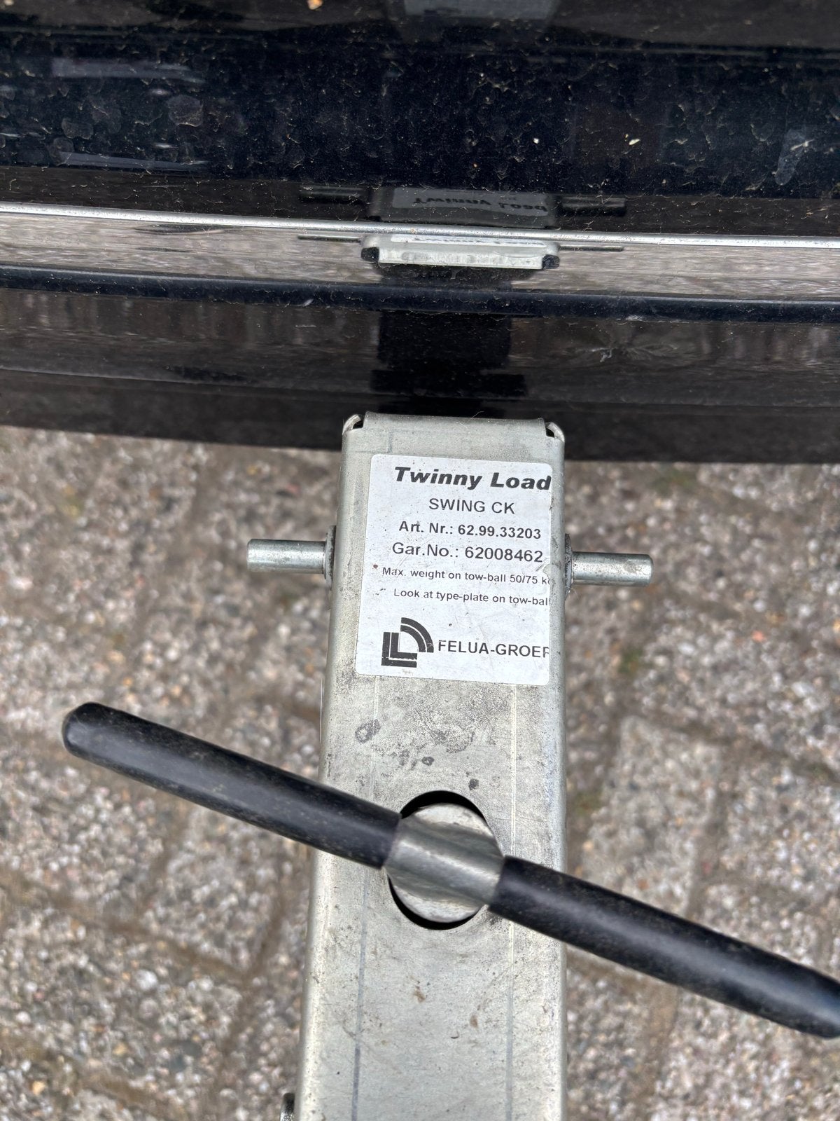 Nette Twinny Load fietsendrager kantelbaar voor 2 fietsen, Ophalen of Verzenden, 2 fietsen, Gebruikt, Trekhaakdrager