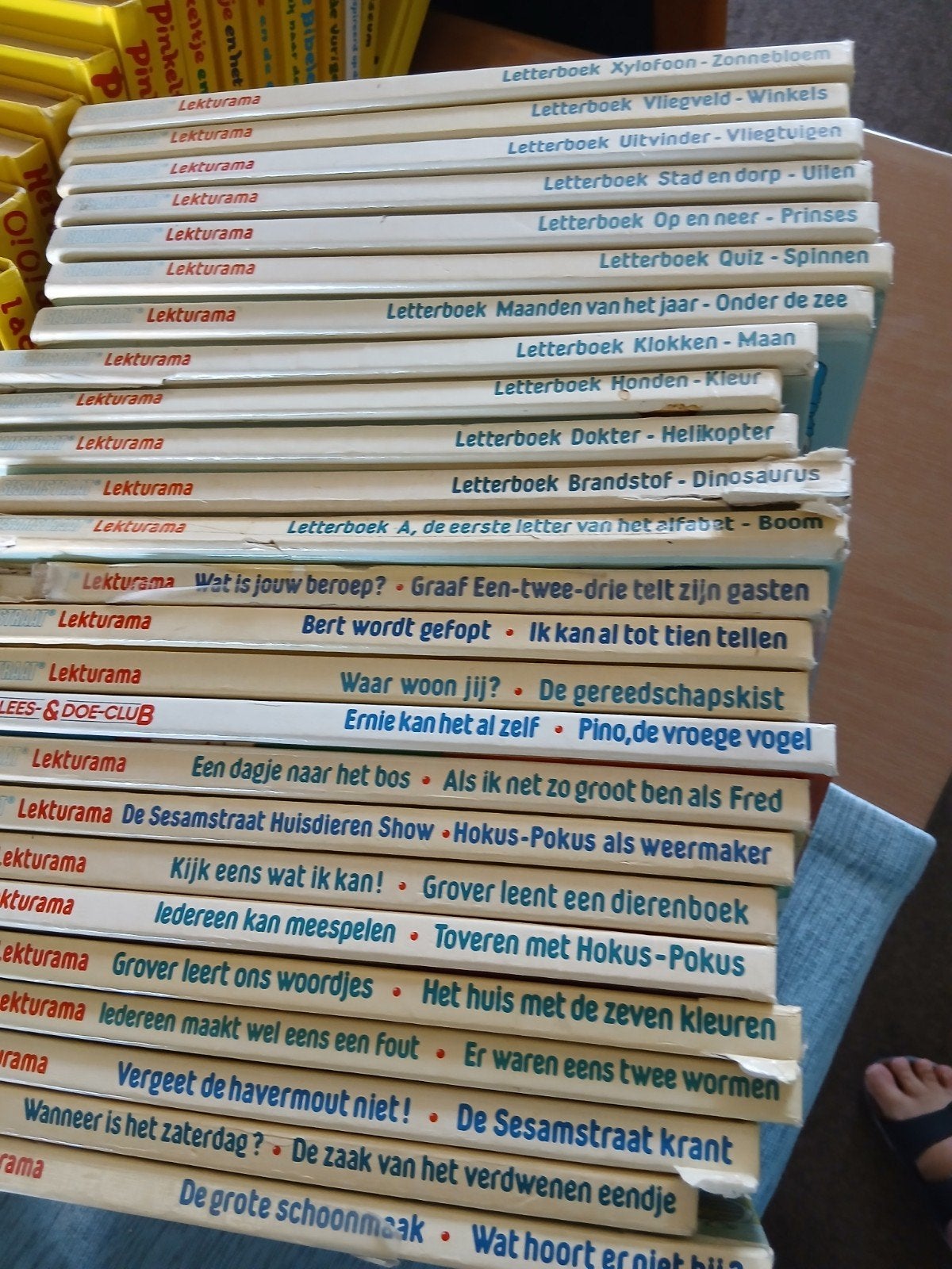 Grote collectie Letterboek en Sesamstraat boeken, Ophalen of Verzenden, Gelezen, Fictie algemeen