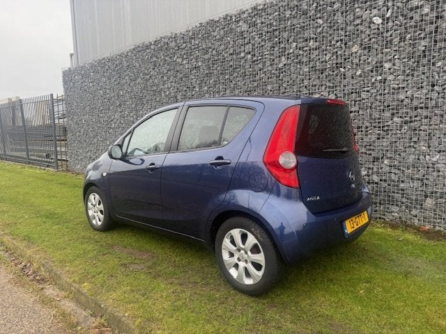Opel Agila 1.0 Enjoy Hoge instap 33000km (bj 2008), Auto's, Opel, Gebruikt, 31 €/maand, Blauw, 996 cc
