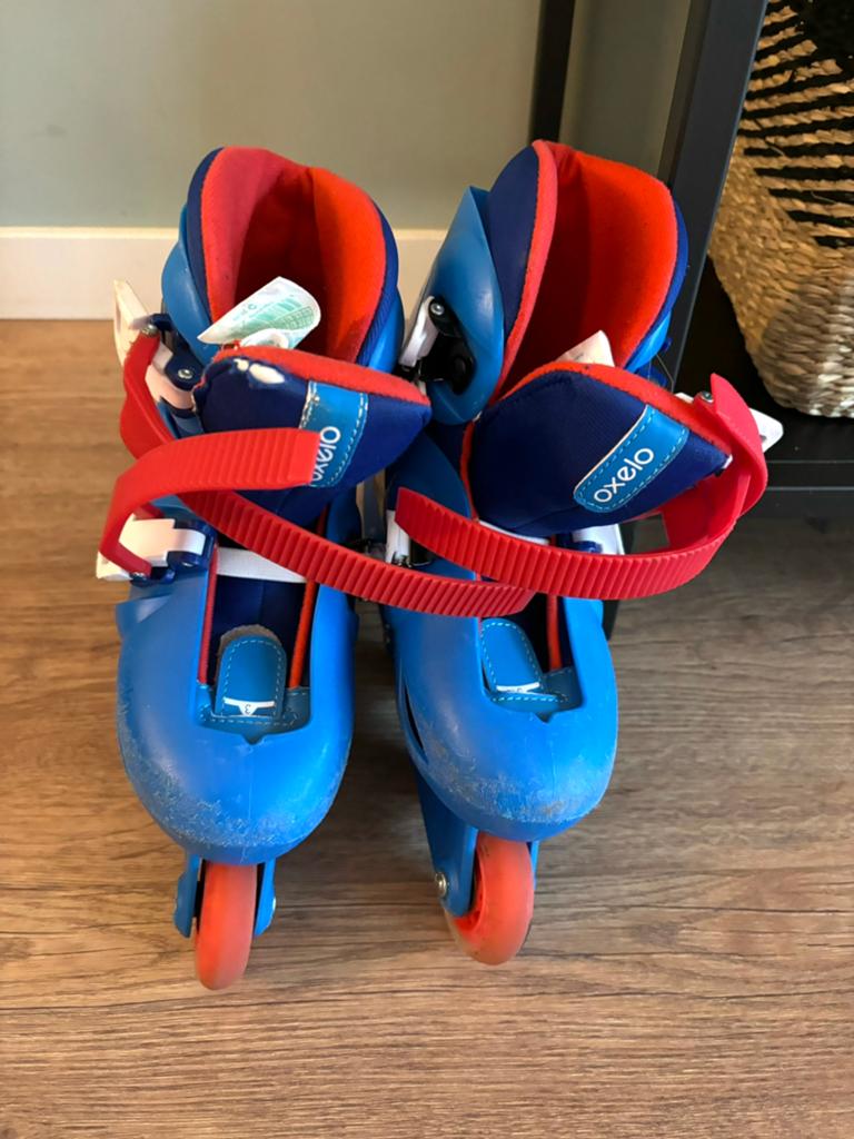 OXELO kinderskates Play3 - maat 30-32 - verstelbaar, Ophalen, Kinderen, Verstelbaar, Gebruikt
