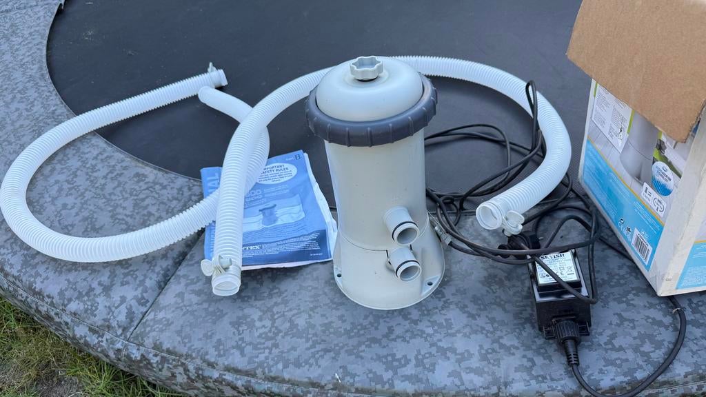 Intex Krystal Clear C600 zwembadpomp zonder cartridges, Ophalen of Verzenden, Gebruikt, Zwembadpomp