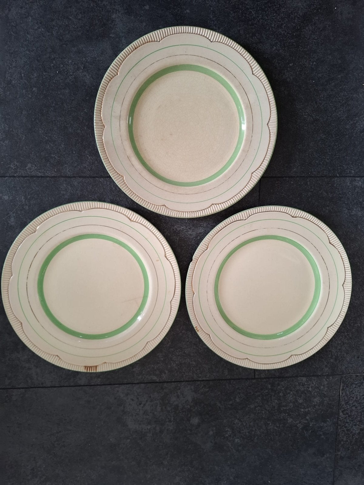Newport factory bordjes, Clarice Cliff, Ophalen of Verzenden