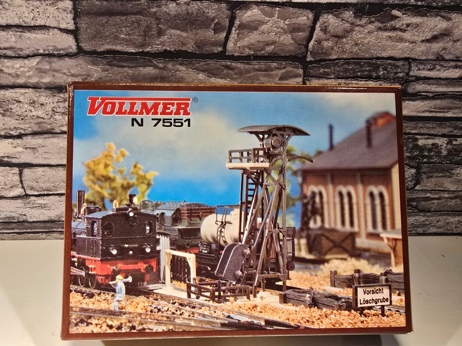 vollmer slakkenlift stoomlok n spoor trein 1:160, Overige merken, Gelijkstroom of Wisselstroom, Brug, Tunnel of Gebouw, Nieuw