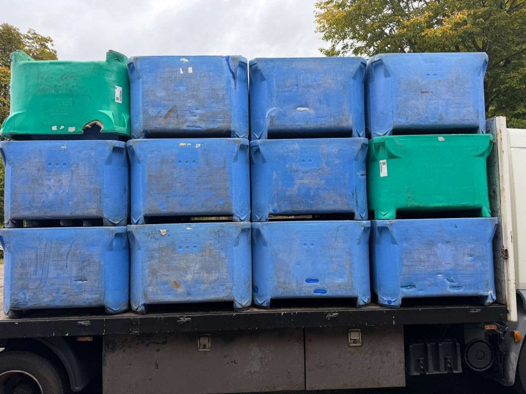 Sterke kunststof palletboxen – Saeplast 630 Tub!, Niet ingevuld, Gebruikt, 100 cm of meer, 60 cm of meer
