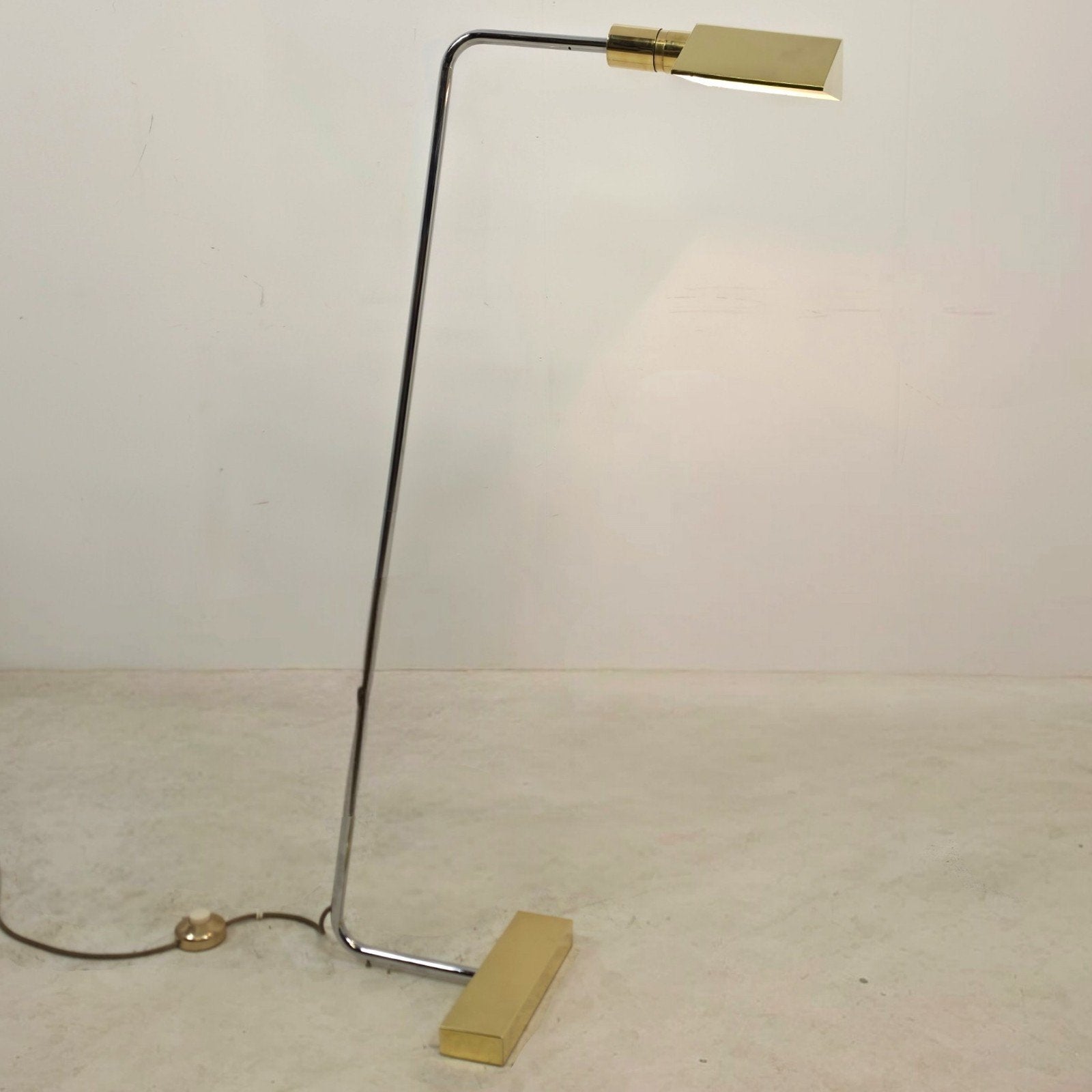Cedric Hartman voor Jack Lenor Larsen vloerlamp NO.1 60s, Ophalen, Metaal