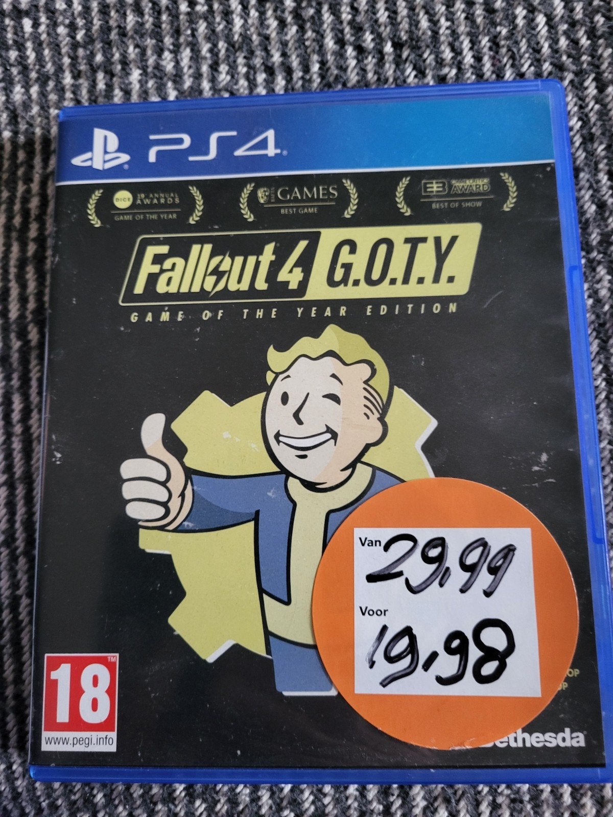 Fallout 4 G.O.T.Y. Edition PS4 - Zo goed als nieuw, Online, Vanaf 18 jaar, 1 speler, Ophalen of Verzenden