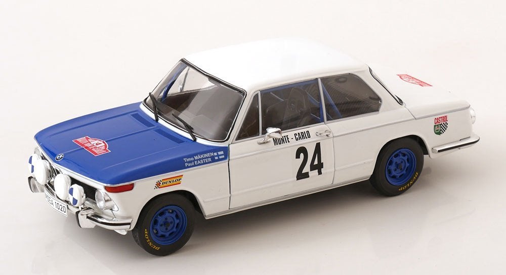BMW 2002 Tii Rally Monte Carlo 1969, 1/18, Solido, Hobby en Vrije tijd, Auto, Nieuw, ., Solido