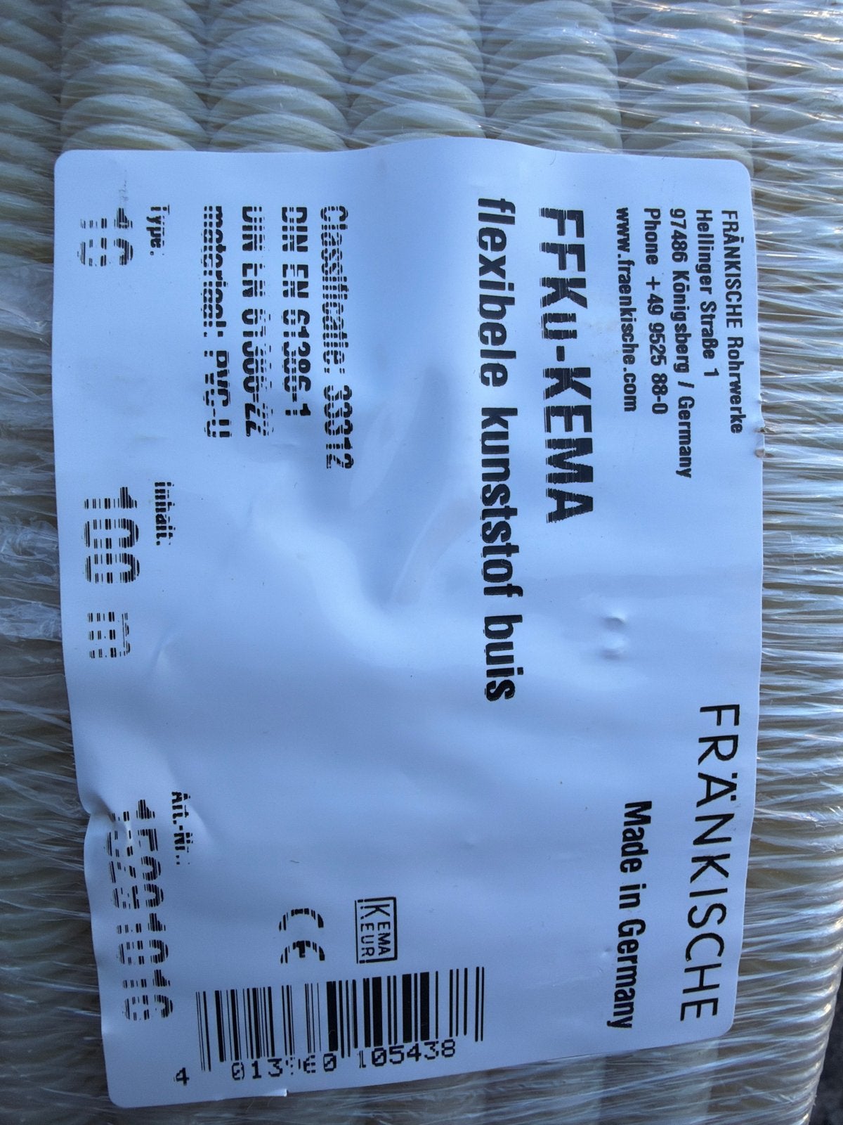 Elektrisiteitsbuis 16mm - +/- 10m, Ophalen of Verzenden, Nieuw, Overige merken, Overige typen