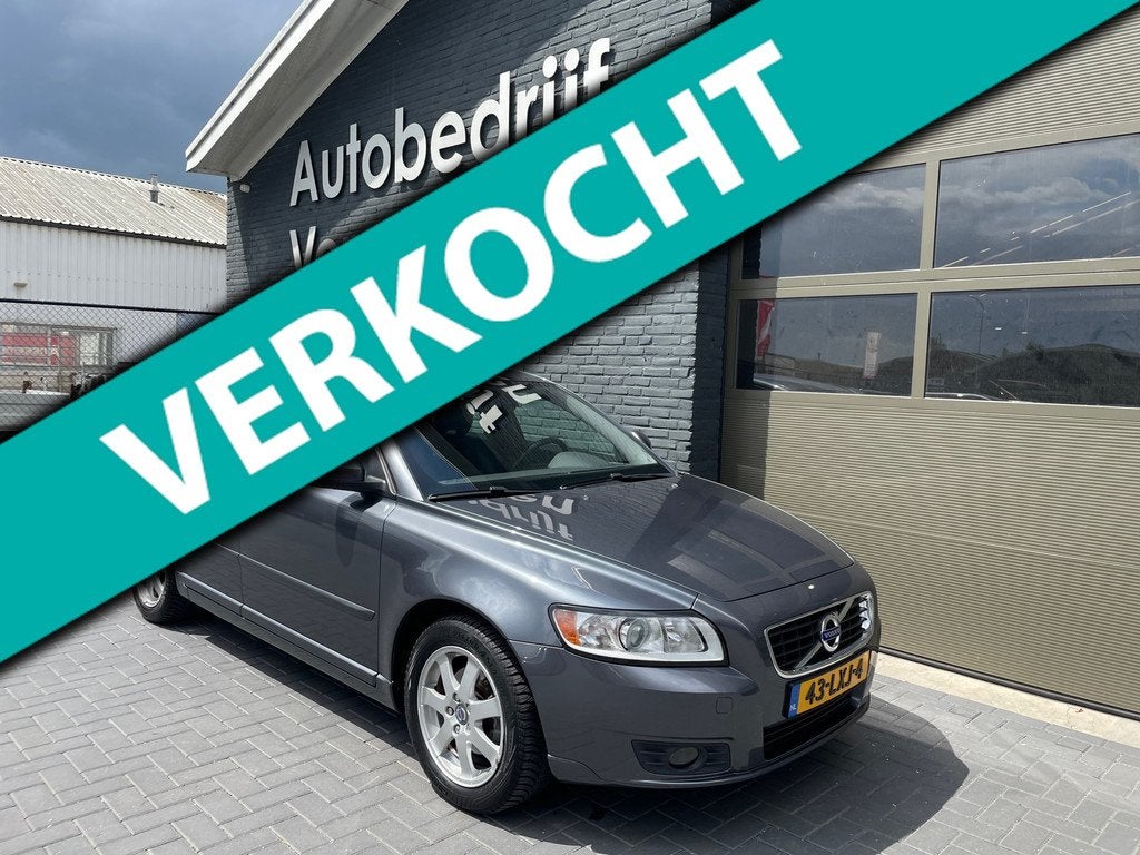 Volvo V50 1.6 Sport leer pdc cruise origineel Nederlander, Voorwielaandrijving, 1596 cc, 101 pk, Gebruikt