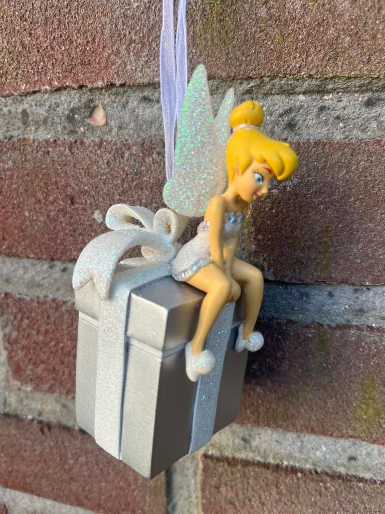 Disney kerst ornament kerstbal hanger Tinkerbell Tink, Verzamelen, Disney, Ophalen of Verzenden, Overige figuren, Zo goed als nieuw