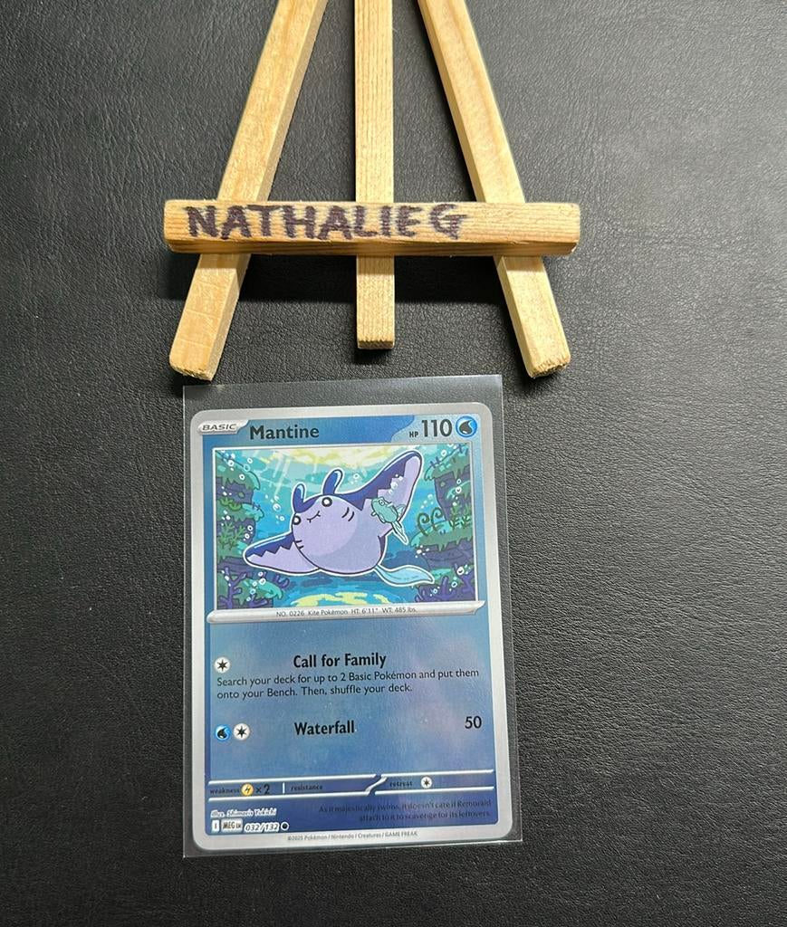 Mantine reverse 032/132 Pokemon Mega Evolution, Hobby en Vrije tijd, Verzamelkaartspellen | Pokémon, Nieuw, Losse kaart, Ophalen of Verzenden