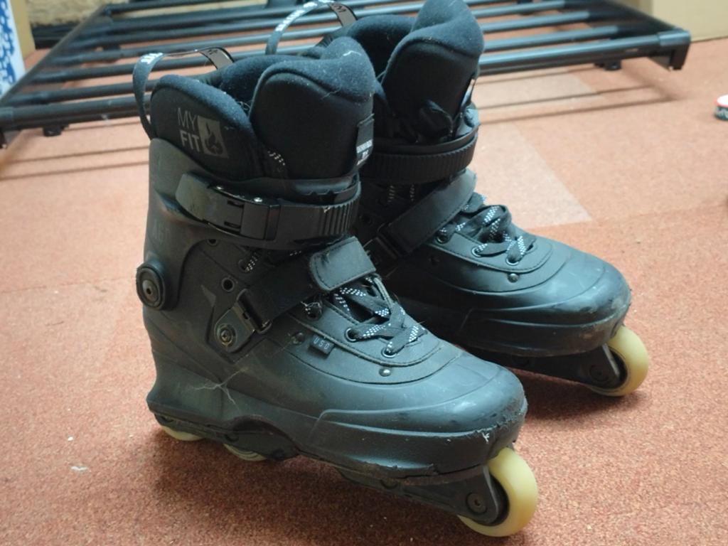 USD Aeon 60 Team XXI aggressive inline skates (maat 42), Sport en Fitness, Overige merken, Kinderen, Ophalen of Verzenden, Zo goed als nieuw