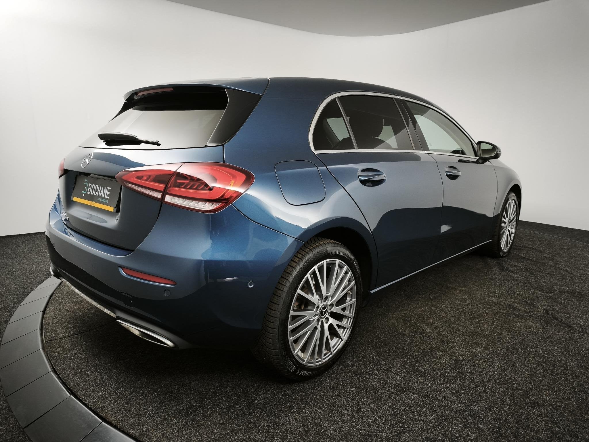 Mercedes-Benz A-klasse 250 e Business Line | Achteruitrijcam, Auto's, Automatische klimaatregeling, Gebruikt, 4 cilinders, Blauw