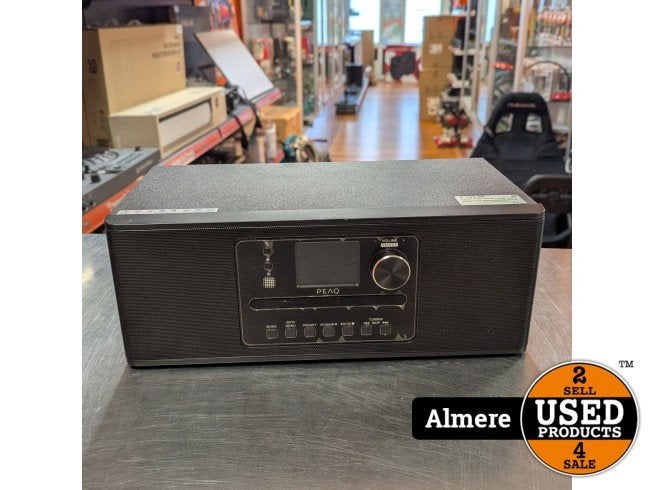 PEAQ PDR 370 BT DAB-radio Zwart met afstandsbediening, Flex Ltd., Zo goed als nieuw, https://flex.com/contact-us, Nobelstraat 10, 5807 GA Oostrum LB, Limburg, Nederland