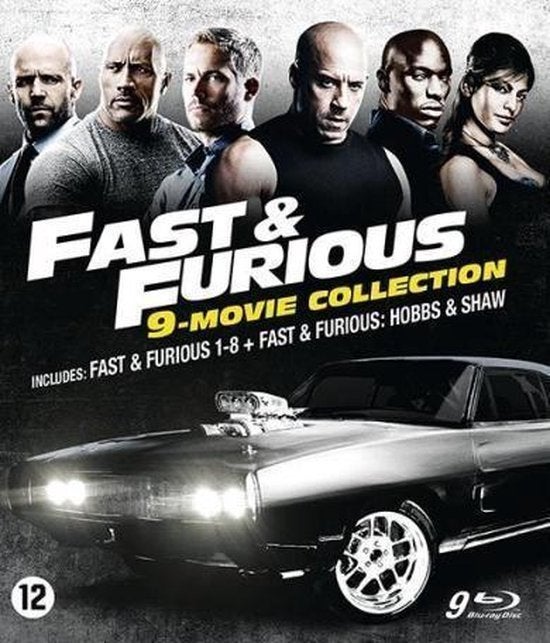Fast & Furious 1 tm 8 + Hobbs & Shaw DVD's, Vanaf 12 jaar, Ophalen, Zo goed als nieuw, Actie