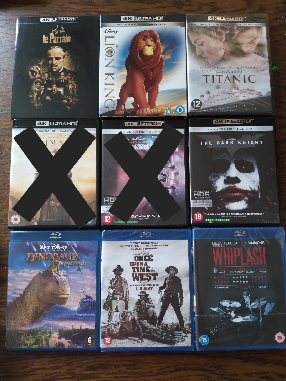 4K Blu-ray / The Dark Knight, Titanic, The Lion King, Ophalen of Verzenden, Zo goed als nieuw, Film, 4K Ultra HD Blu-ray