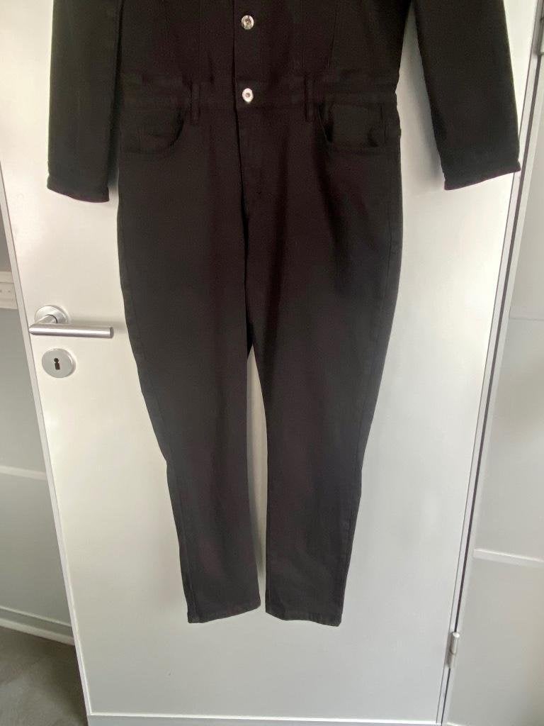 J119 Zac&Zoe maat M=38/40 skinny jumpsuit pak overall zwart, Kleding | Dames, Maat 38/40 (M), Zwart, Ophalen of Verzenden, Zo goed als nieuw