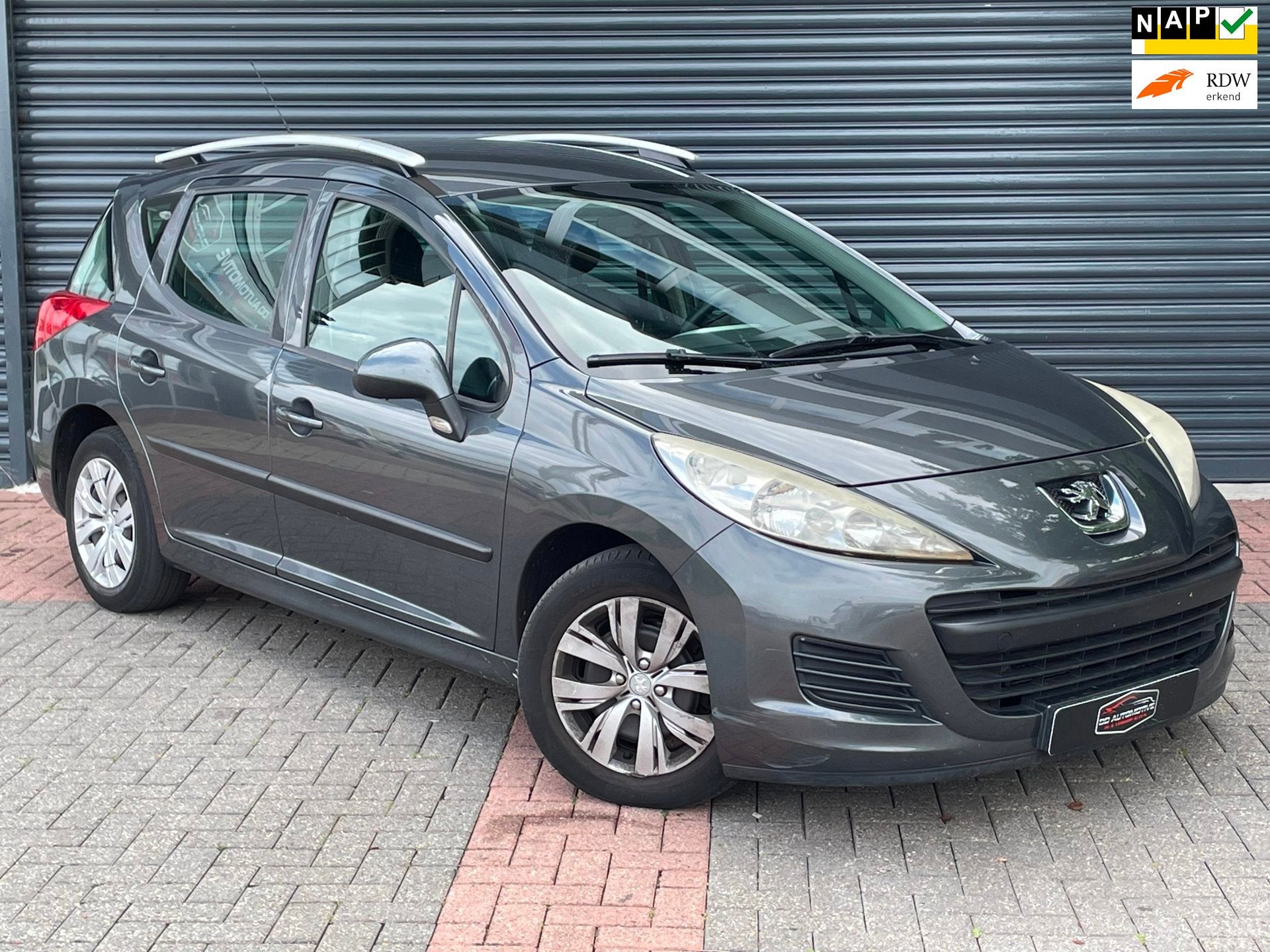 Peugeot 207 SW 1.4 VTi X-line Trekhaak | Airco | Cruise | El, Auto's, Voorwielaandrijving, Stof, Gebruikt, Zwart