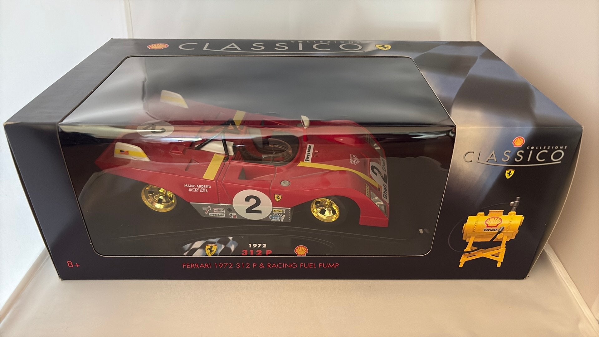 Ferrari 312P uit 1972 uit de Shell collectie., Ophalen of Verzenden, Nieuw, Overige merken