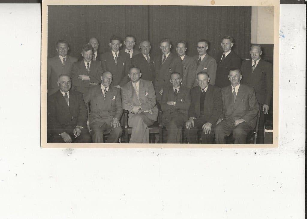 Westland Onbekend herengezelschap Fotokaart, Ophalen of Verzenden, Voor 1920, Ongelopen, Zuid-Holland