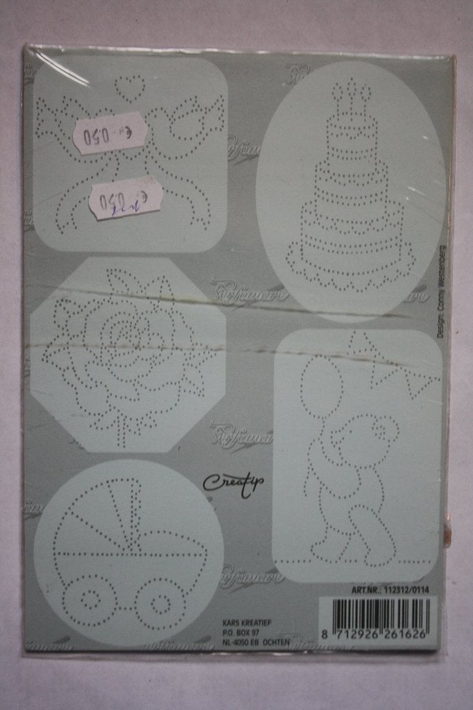 3 st. A5 borduurpapier creatip 144, Hobby en Vrije tijd, Kaarten | Zelf maken, Ophalen of Verzenden, Nieuw, Overige thema's, Overige typen