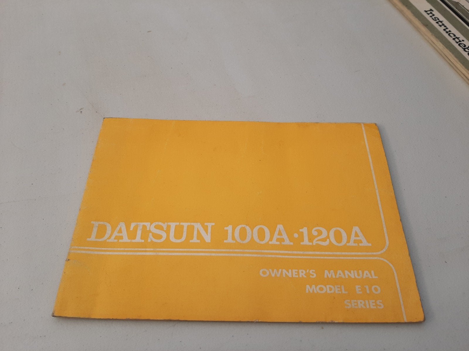 Datsun 100A 120A E10 Serie Gebruikershandleiding, Auto diversen, Ophalen of Verzenden