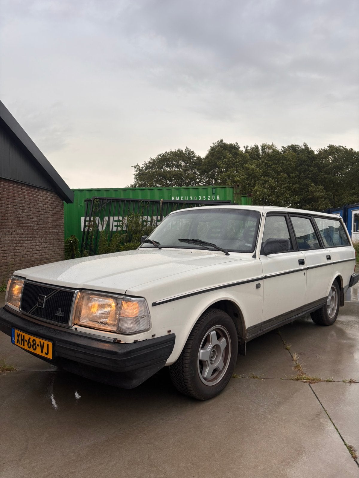 Volvo 240 2.3 GL U9 1989 Wit, Auto's, Volvo, 1305 kg, 4 cilinders, Wit, Origineel Nederlands