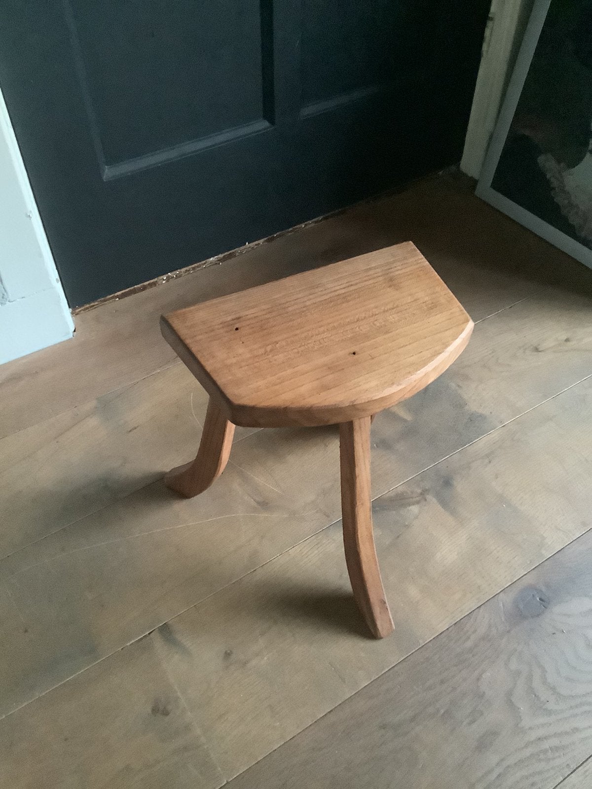 Krukje melkkrukje massief eiken vintage stier, Ophalen, Zo goed als nieuw