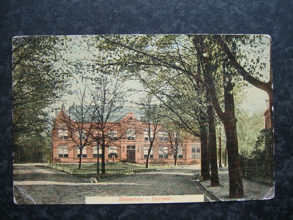 DEVENTER Ziekenhuis, Verzamelen, Ansichtkaarten | Nederland, Ophalen of Verzenden, 1920 tot 1940, Overijssel