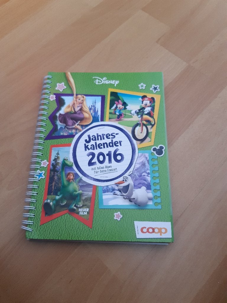 Compleet panini album Disney Agenda 2016, Ophalen, Gebruikt, Overige typen