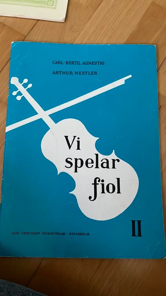 Vi spelar fiol 2 Etudes voor viool, Muziek en Instrumenten, Klassiek, Les of Cursus, Ophalen of Verzenden, Zo goed als nieuw