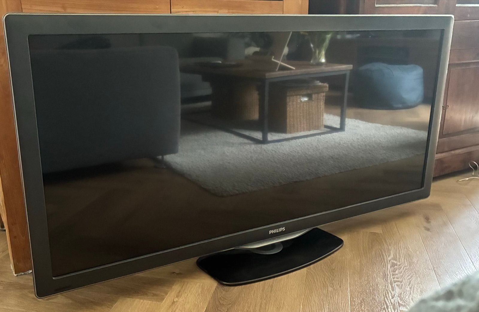 ambilight philips tv  58 inch/147 cm 58PFL9955H/12 Cinema, Ophalen, Philips, Gebruikt, LCD