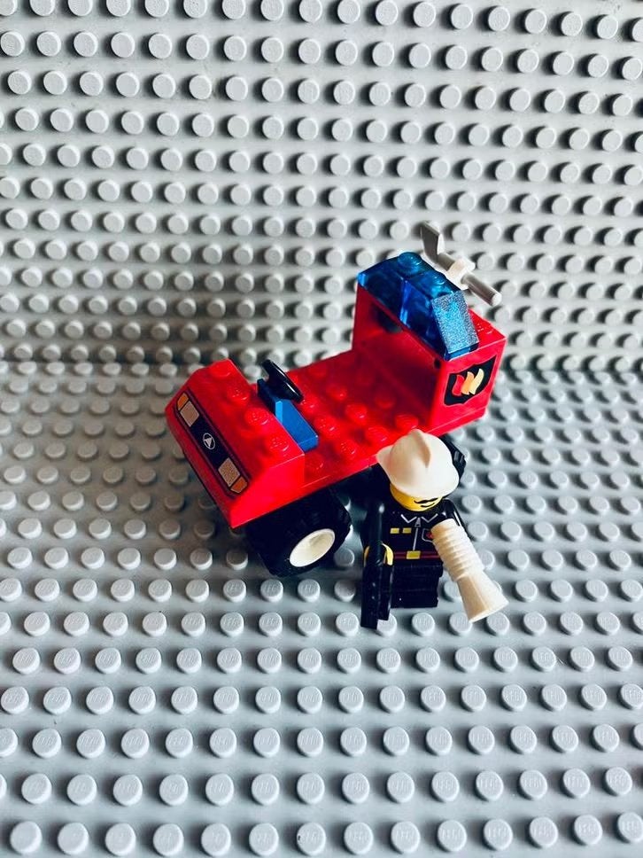 LEGO Town 6407 Brandweercommandant, Gebruikt, Lego, Ophalen of Verzenden, LEGOLAND