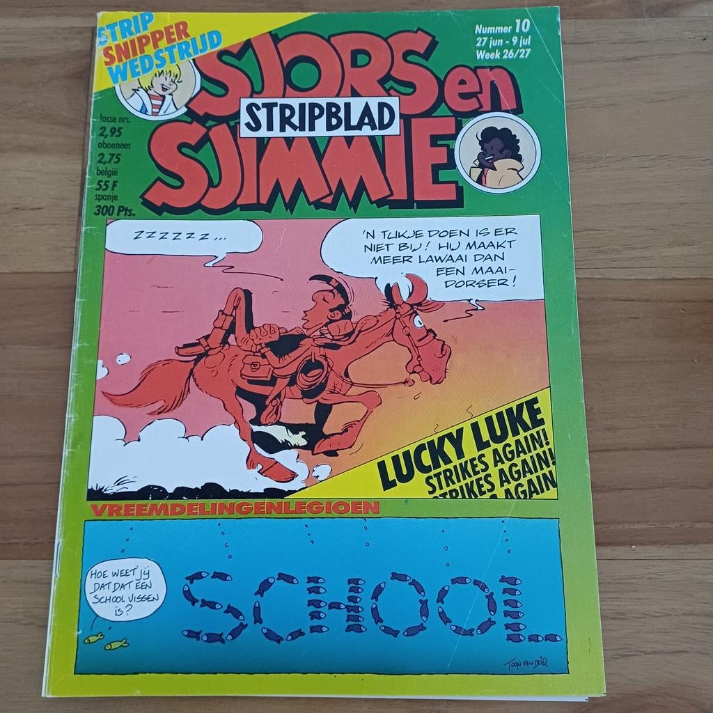 Sjors en sjimmie.  Vreemdelingenlegioen, Eén stripboek, Ophalen of Verzenden, Gelezen