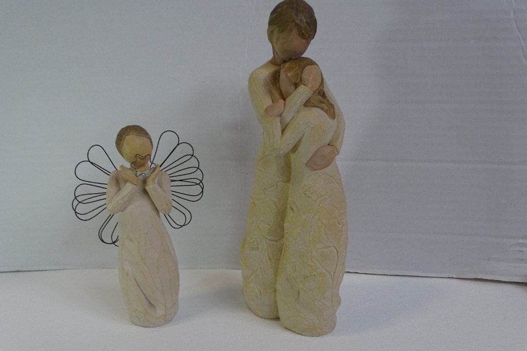 2 fraaie Willow Tree beeldjes, Ophalen of Verzenden, Gebruikt, Mens