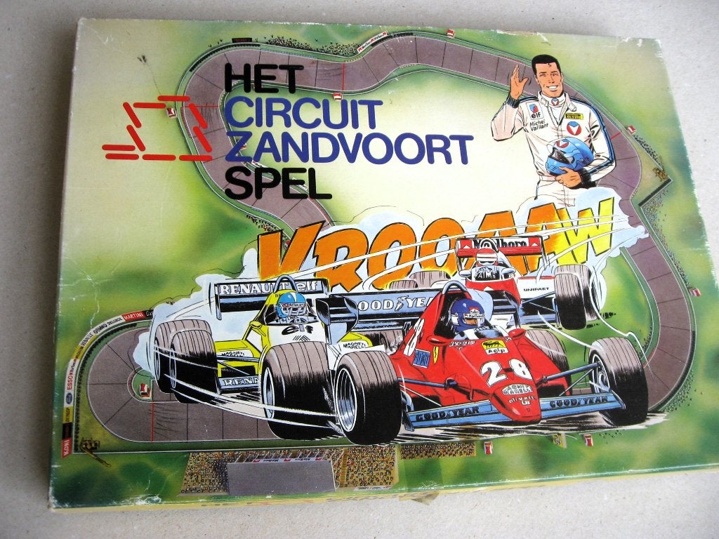 Circuit Zandvoort race spel, met stripheld Michel Vailant, Antiek en Kunst, Antiek | Speelgoed, Ophalen of Verzenden