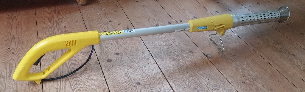 Elektrische onkruidverbrander, Ophalen, Gebruikt