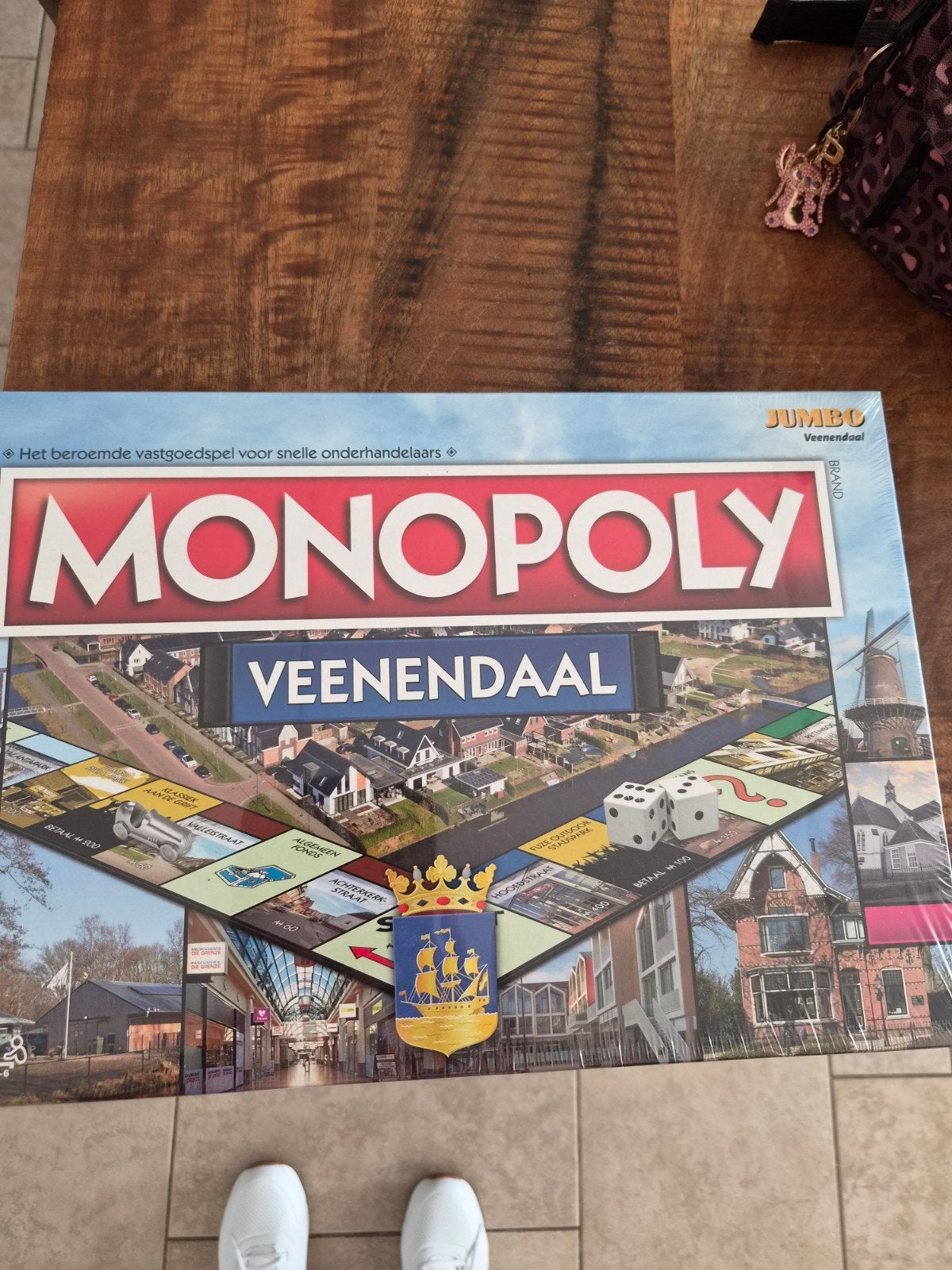Nieuw!Monopoly Veenendaal - Het beroemde vastgoedspel, Vijf spelers of meer, Ophalen of Verzenden, Zo goed als nieuw, Jumbo