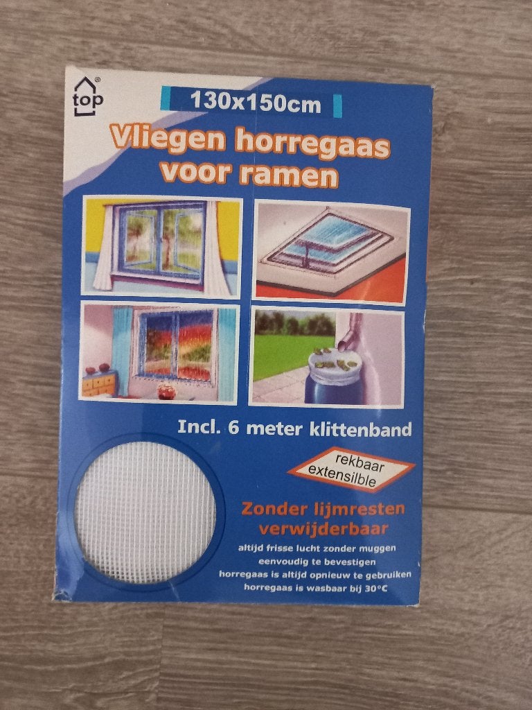Vliegengaas/ hor voor ramen, Ophalen, 120 cm of meer, Overige typen, Minder dan 200 cm